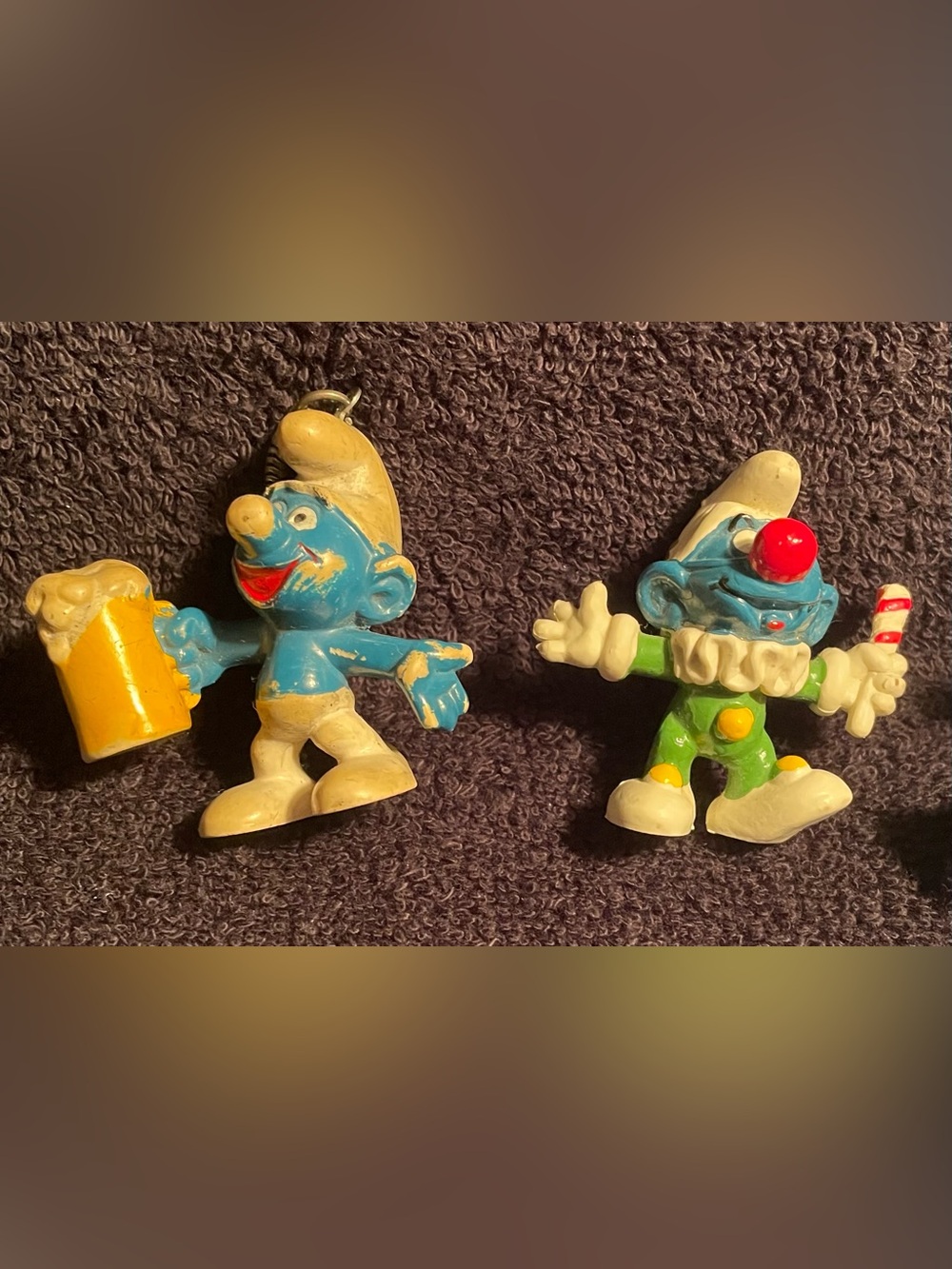 Vintage 1970’s Smurf figurines Lot of 6 - Picture 4 of 15